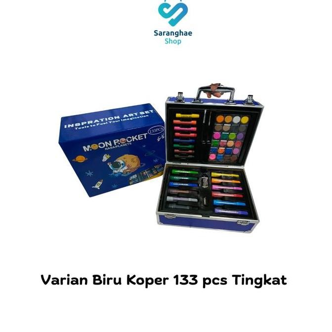 

Promo [COD] SHS Crayon Set 133pcs Dan 128pcs Koper Alumunium Besi / Krayon Pensil Warna 133 Pcs 128 Pcs / Box Lukis Anak COD