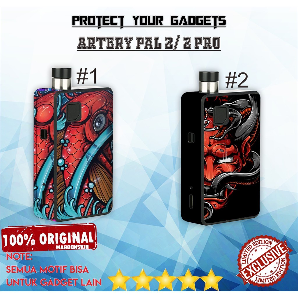 

[COD] Garskin Stiker Artery Pal 2 Pro Devil Terlaris Label Custom Presisi Terlaris