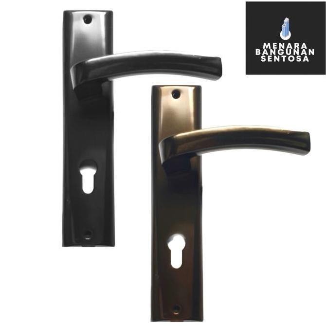 @@@@] Handle SES 212 Aluminium Antik / Hitam - Kunci Pintu SES Tarikan Pegangan Besar