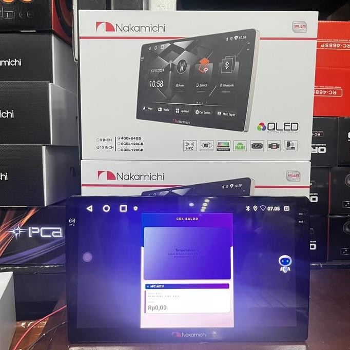 * Headunit Android Nakamichi New Legend 10Inch 4/64 Ram 4/64 Mkiii *