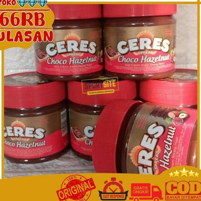 

Ceres Spread Choco Hazelnut 180g 350g Bread Jam Chocolate Sarapan Olesan Selai Cokelat Kacang Hazel 180 350 gram