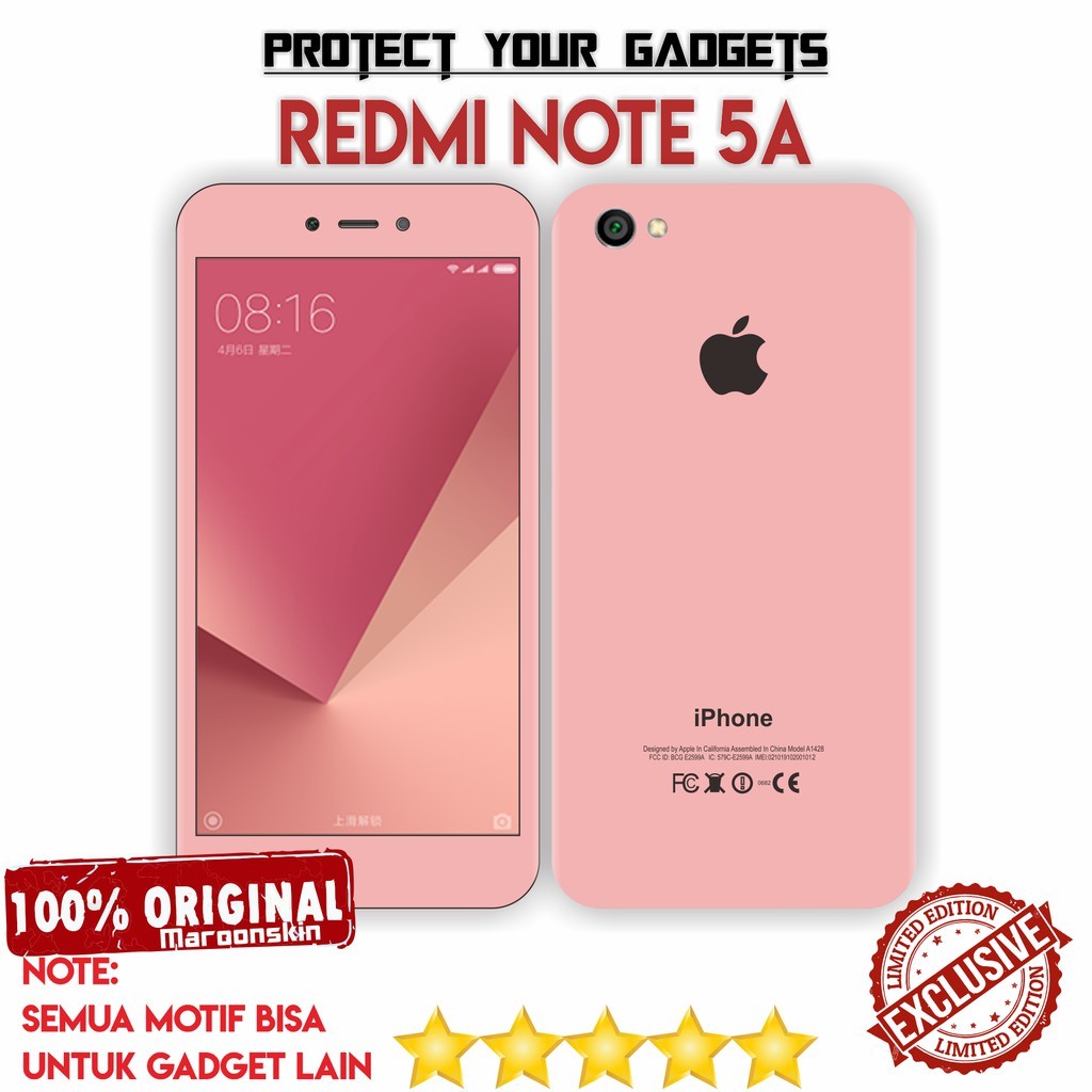 

[COD] Garskin Stiker Redmi Note Label Custom Presisi Terlaris