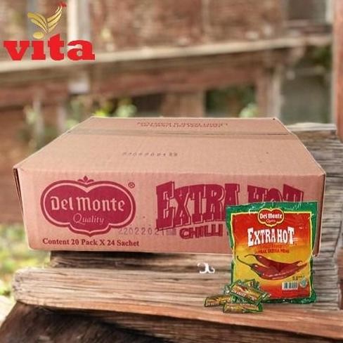 

Delmonte Extra Hot Saos Sambal Sachet per dus HC