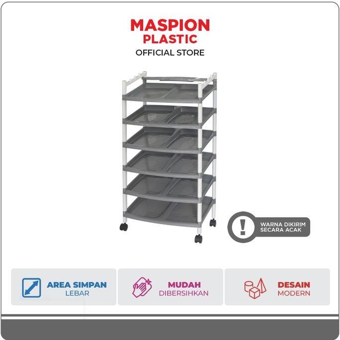 HOT SALE Maspion Rak Sepatu Plastik Ziga Susun 6
