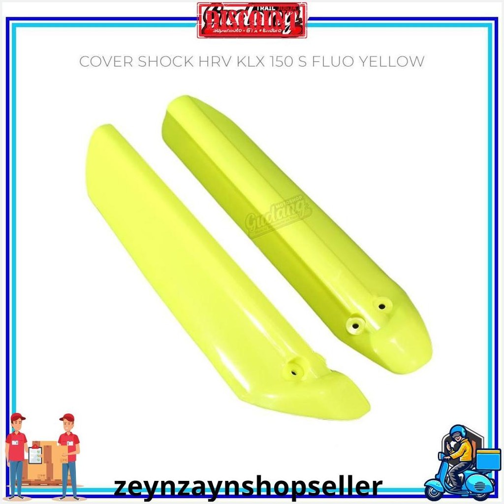 Cover Shock Depan Tutup Pelindung Usd Klx 150 S Dtracker Bigfoot Supermoto Hrv Bisa Cod