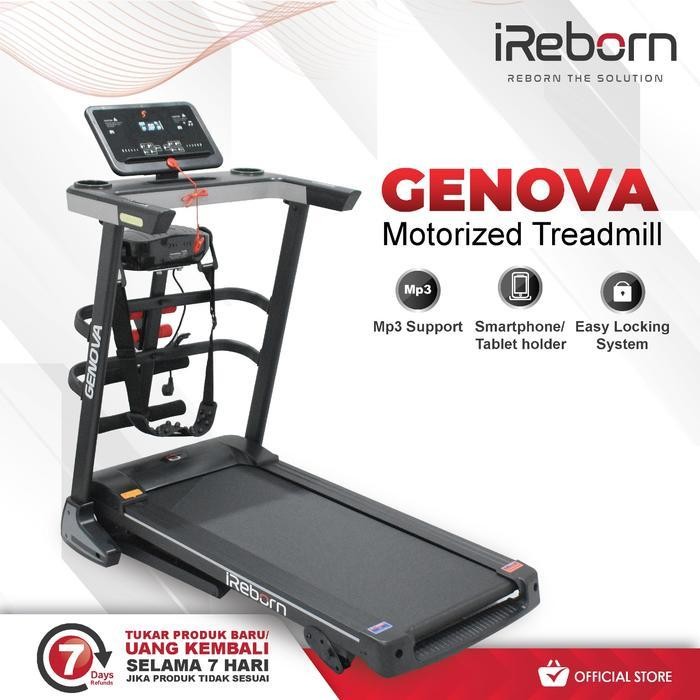 Treadmill Elektrik Alat Fitness Ireborn Genova