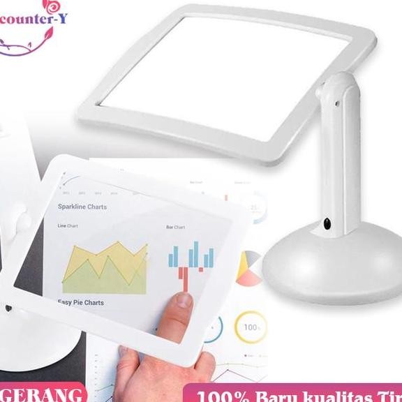 Kaca Pembesar Baca Rotasi 360 Derajat Kaca Pembesar Lampu Led Kaca Pembesar Standing