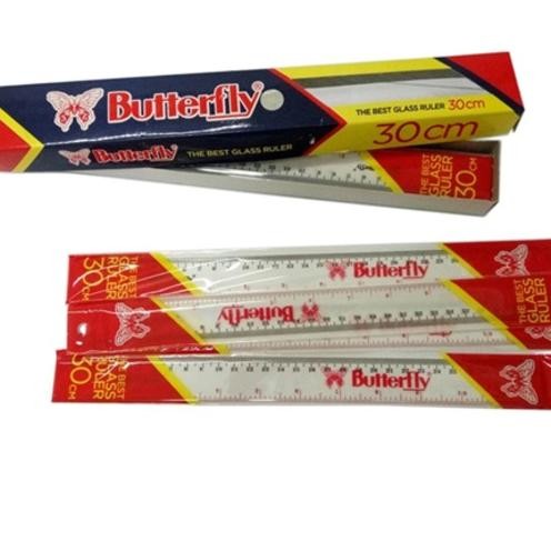 

Pa Penggaris Plastik Plastic Ruler 30 Cm Butterfly