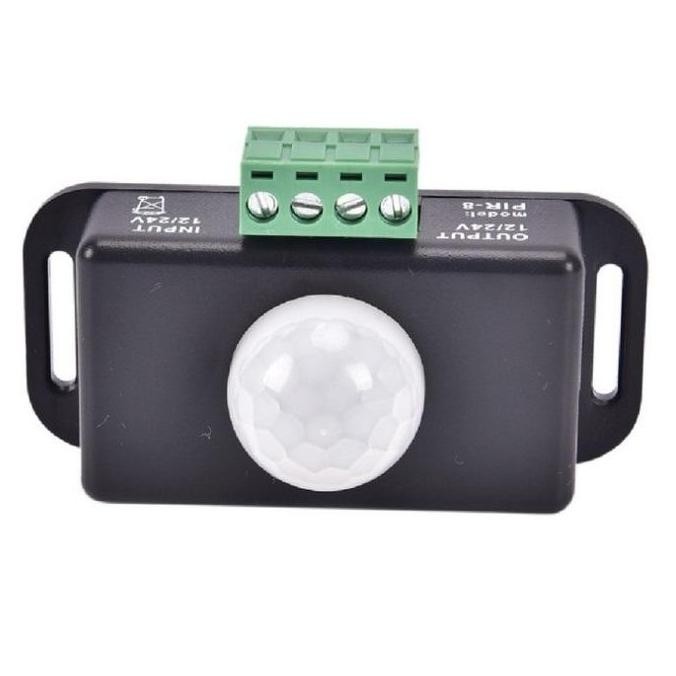 Sensor Pir Motion Detector 12V 24V Saklar Otomatis Sensor Gerak