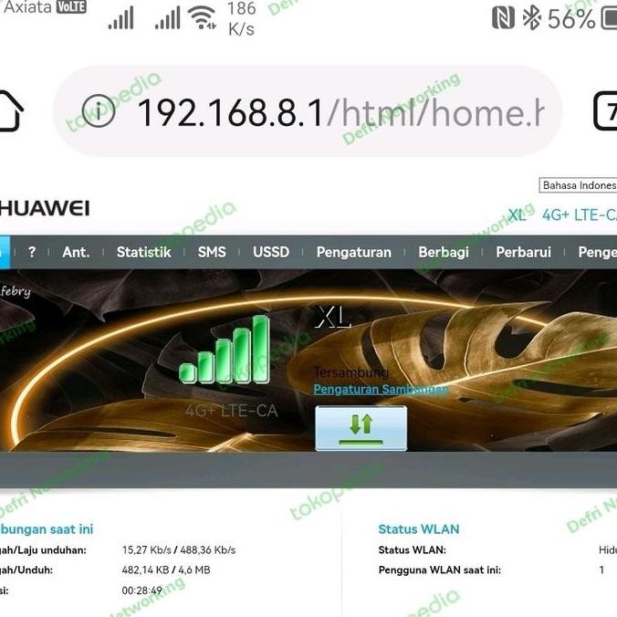 Huawei B618 B618S-22D Lte Cat 11 Bisa 2.4Ghz Dan 5Ghz New Stok