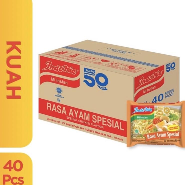 

Indomie Rasa Ayam Special 1 Dus Isi 40 Pcs