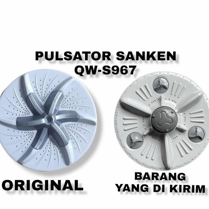 Pulsator Baling Baling Kipas Bawah Mesin Cuci Sanken Qw-S967