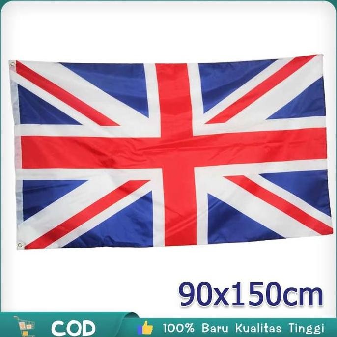 90*150Cm Kain Inggris Bendera Inggris Union Jack Kain Bali Motif Bendera