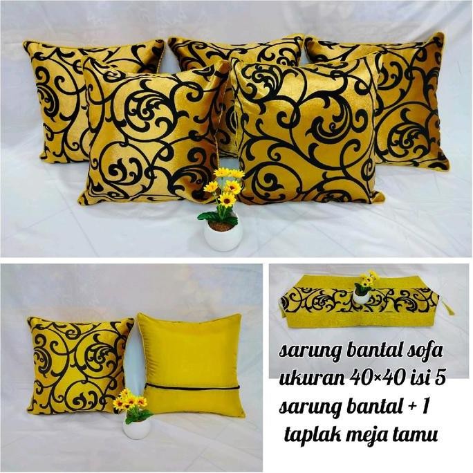 sarung bantal sofa set/sarung bantal sofa 40x40