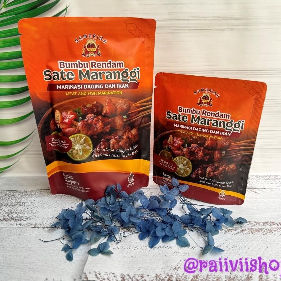 

Raiivii Bumbu Sate Maranggi Samarina Khas Purwakarta 35 Gram Dan 125 Gram