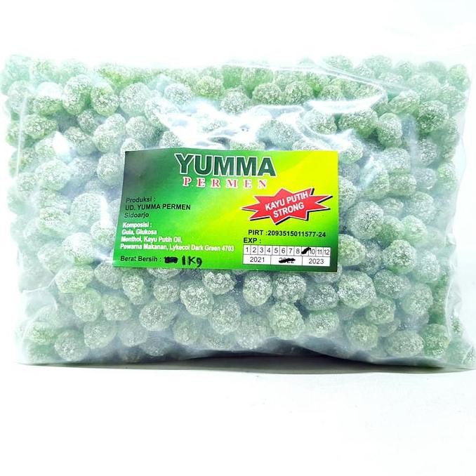

:=:=:=:=] YUMMA PERMEN KAYU PUTIH 1000gr | MKP REFILL KILOAN KILO STRONG 1 kg