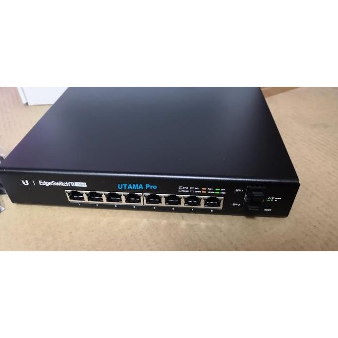 Ubiquiti Unifi Edgeswitch Es-8 150W 8 Port Gigabit Switch Poe New Stok