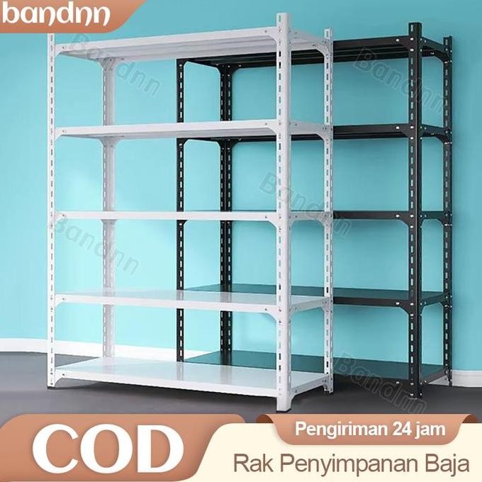 New Product - Rak Baja Cod Upsen 4/5/6 Lapisan Organizer Penyimpanan Berat Rak Gudang Stainless Rack