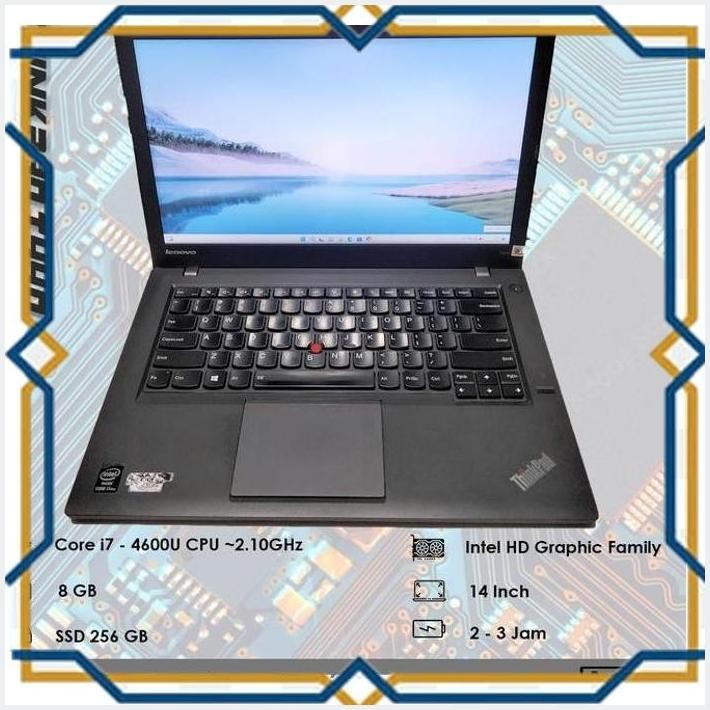 [ART] LENOVO THINKPAD T440 - CORE I7 - RAM 8 GB - SSD 256 GB