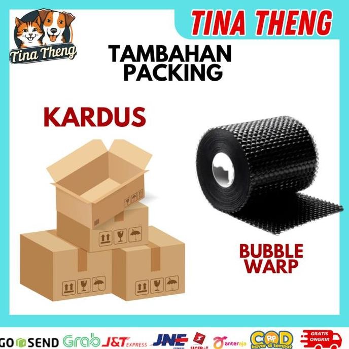 

New Stock !!! Wajib Co Tambahan Kardus Dan Bubble Warp Untuk Paket Kamu Lebih Aman, Luar Pulau Wajib Co!!!