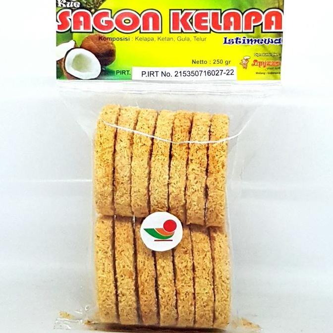 

*#*#*#] LARIZZO SAGON KELAPA ISTIMEWA 250gr | BULAT KUE KERING RENYAH & GURIH