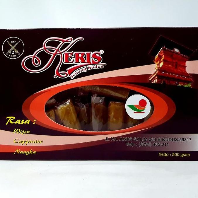 

`````````] KERIS JENANG KUDUS 500gr RASA WIJEN CAPPUCINO NANGKA | DODOL LEMPOK