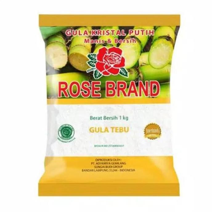 

JH8 ROSE BRAND GULA KRISTAL PUTIH GULA TEBU Kuning - 1 KG