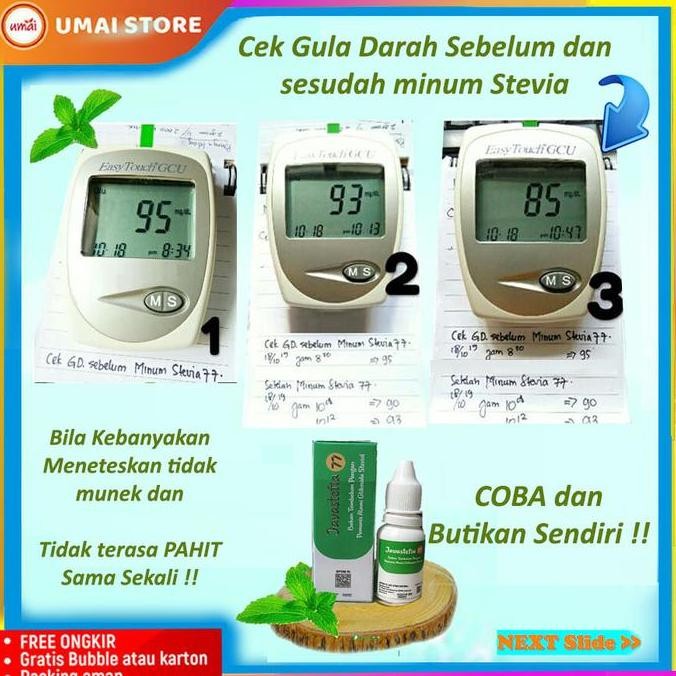 

JH8 Pemanis alami daun stevia 77 pengganti gula tetes stefia nol kalori