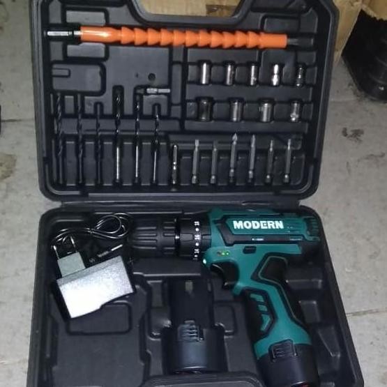 |Expert| Modern M15 BOR Impact Cordless Modern Bor Tembok Baterai Bor Cas