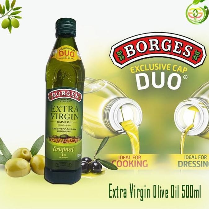 

JH8 Borges Extra Virgin olive Oil Minyak Zaitun 500 ml Asli