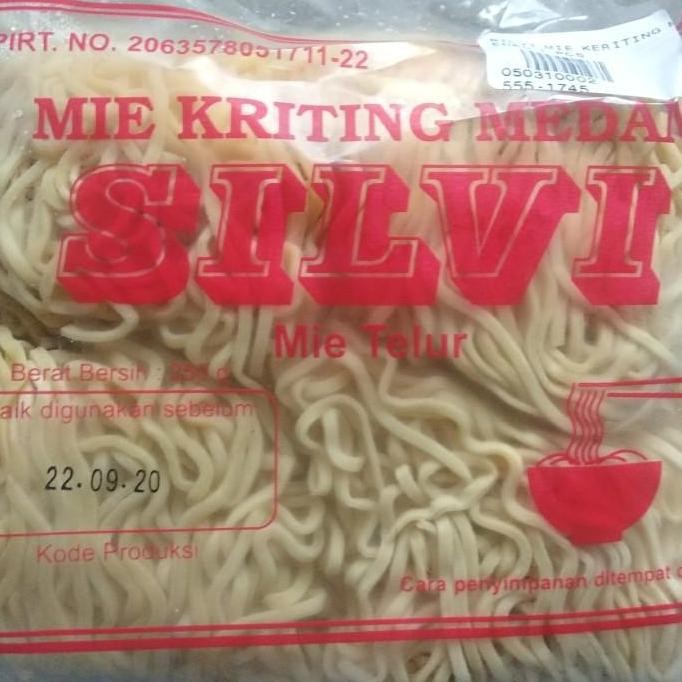 

(Expert) Mie Kriting Medan Silvi / Mi mentah / Keriting /Mi basah / Mie Telur