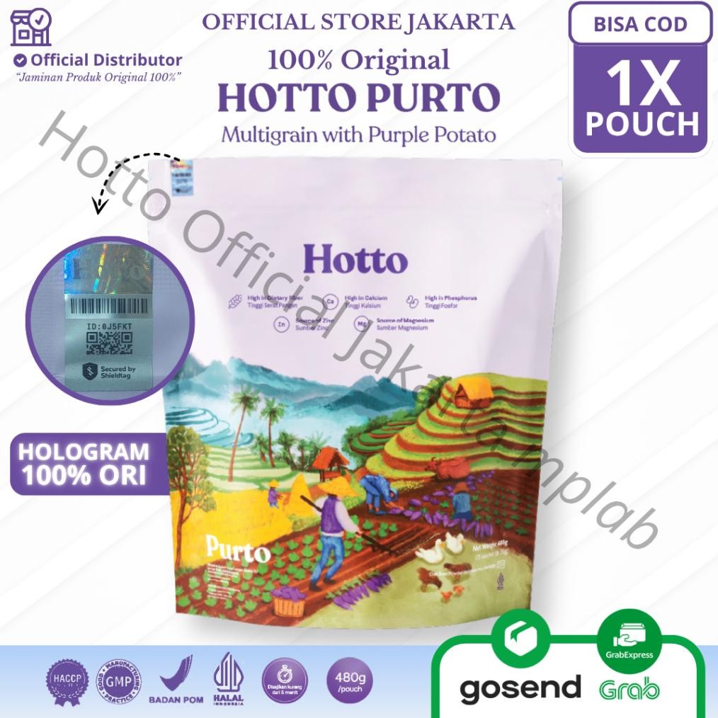 

GV23 df-8 Hotto Purto Oat 1 Pouch Isi 16 Sachets (Most Saving) Viral Terlaris