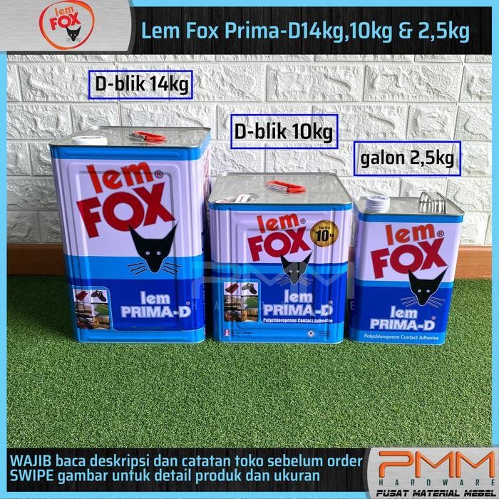

Lem Fox Kuning Prima D Blik Blek Original Dan Terpercaya