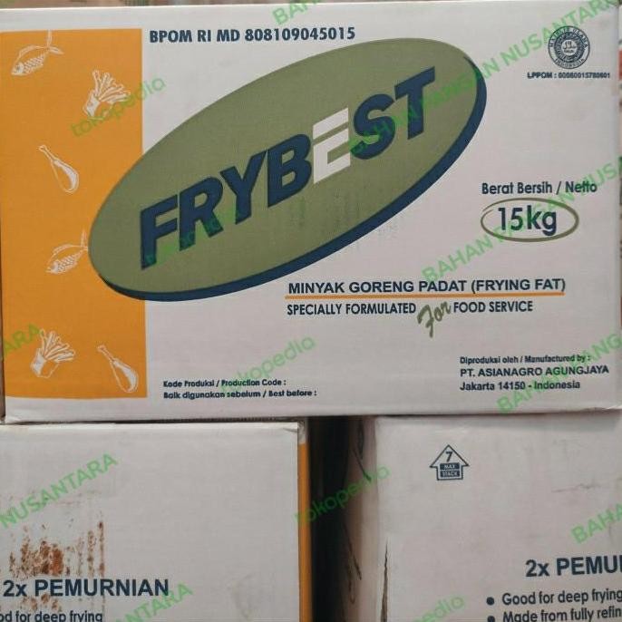 

JH8 Minyak Goreng Padat FRYBEST 15KG only Grab & Gojek Bandung
