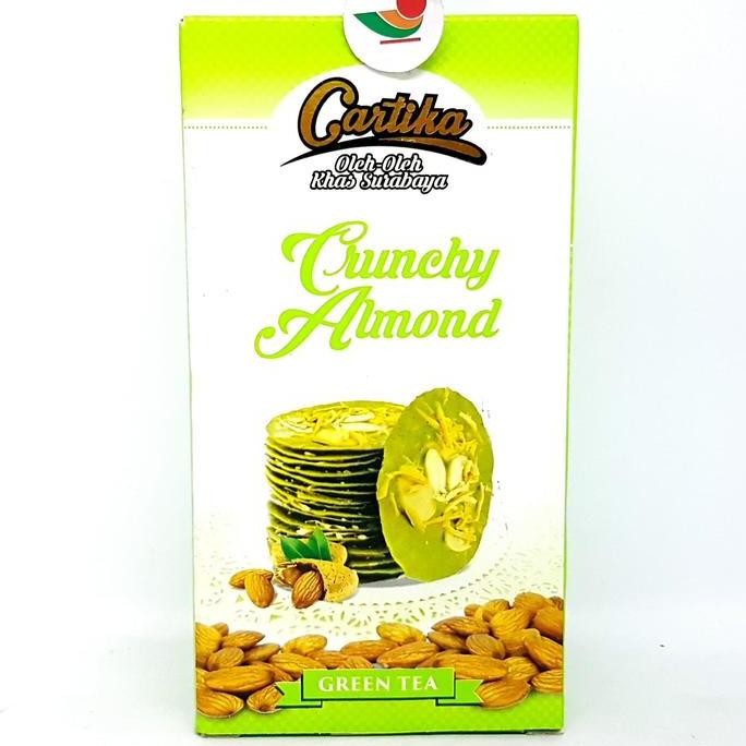 

populer] CARTIKA CRUNCHY ALMOND GREEN TEA 150gr | CRISPY KRISPI KRISPY CHEESE