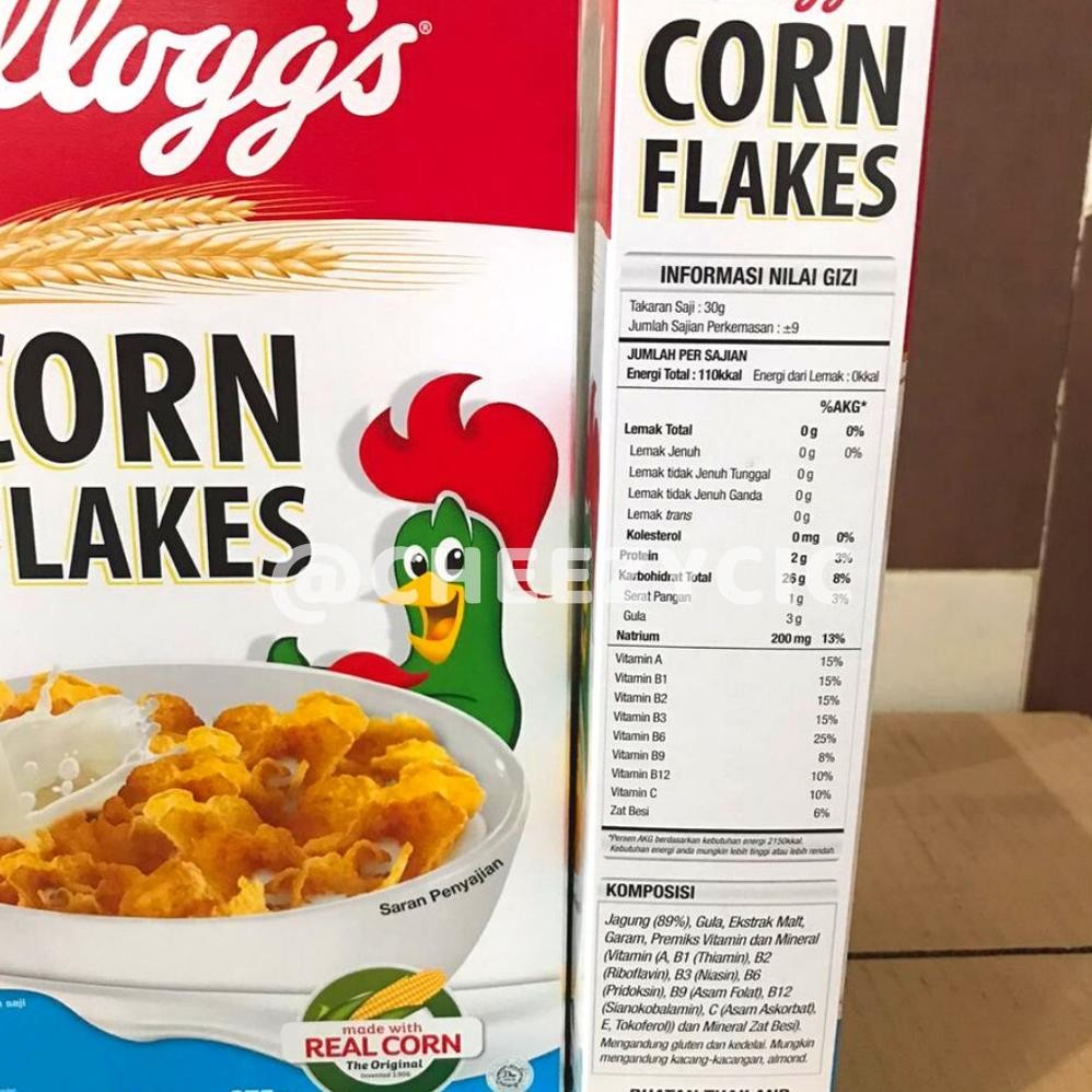 

Ex45 MMA-1318 Sereal Kellogs Corn Flakes 275 gram | Cereal Kellogs Terlaris Hemat