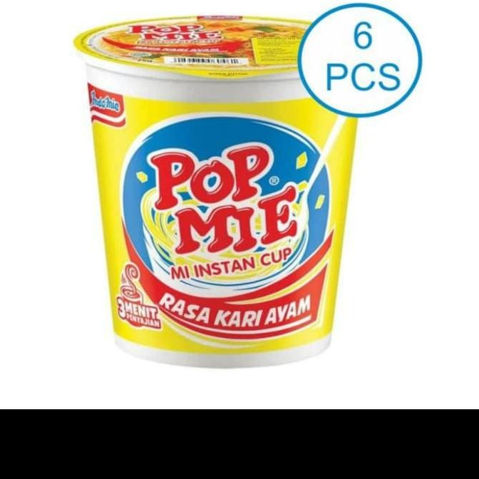 

(Expert) pop mie 65 gr kuah paket isi 6 pcs semua rasa