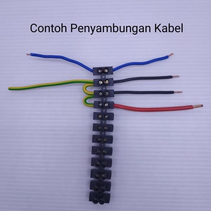 |Expert| Terminal KRUSTIN Hitam / Terminal Block Sambungan Kabel 16mm