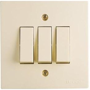 |Expert| Broco Saklar Triple IB CREAM / Saklar Lampu isi 3 GROSIR