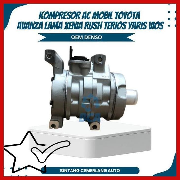 [TGA] KOMPRESOR AC MOBIL TOYOTA AVANZA LAMA COOL GEAR ORIGINAL