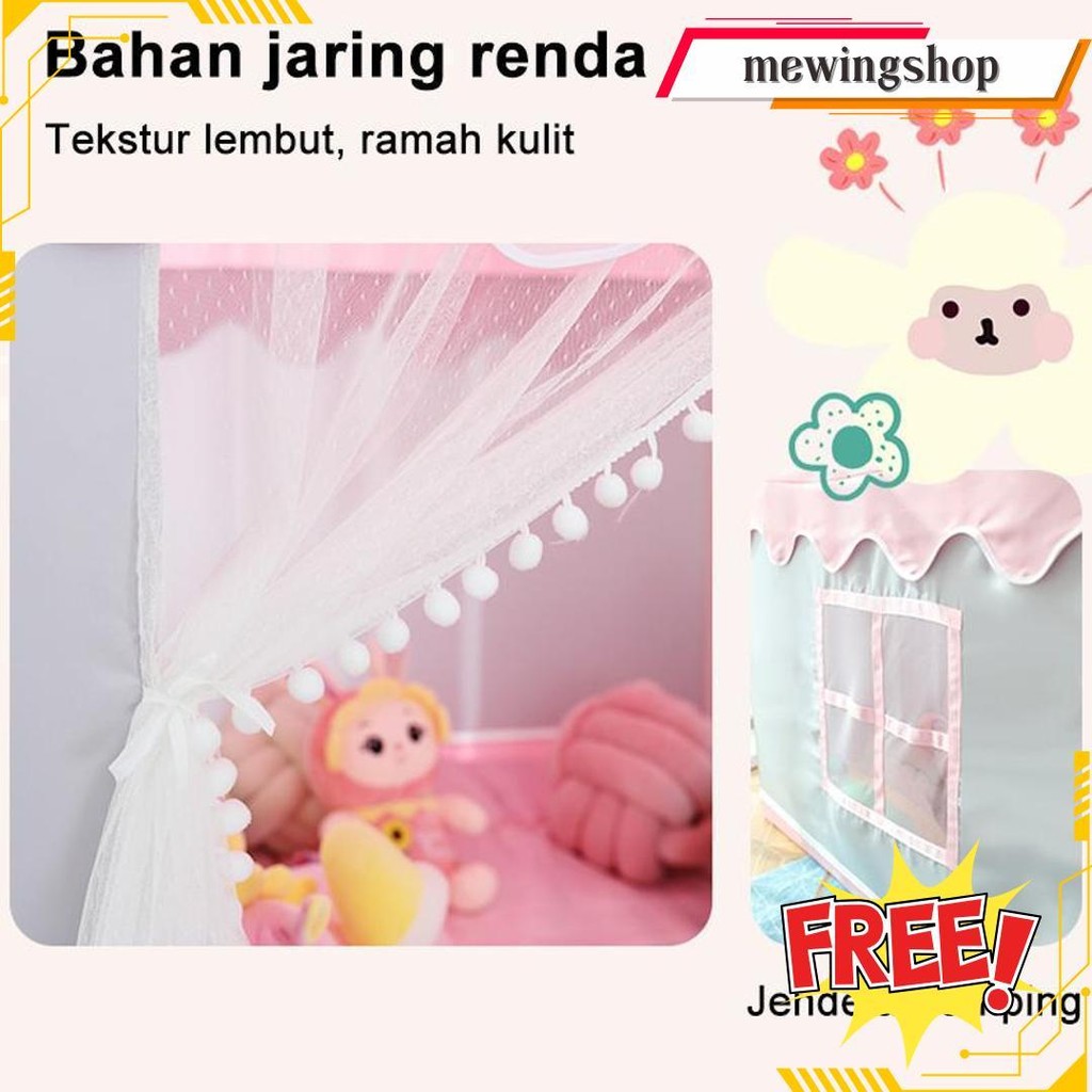 Tenda Anak Tenda Rumah Anak Tenda Princess Jumbo Tenda Anak Perempuan Indoor Outdoor Bisa Cod