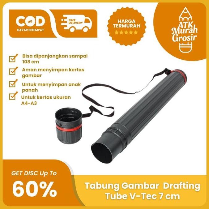

Sale Tabung Gambar / Drafting Tube 5001 V-Tec 7 Cm