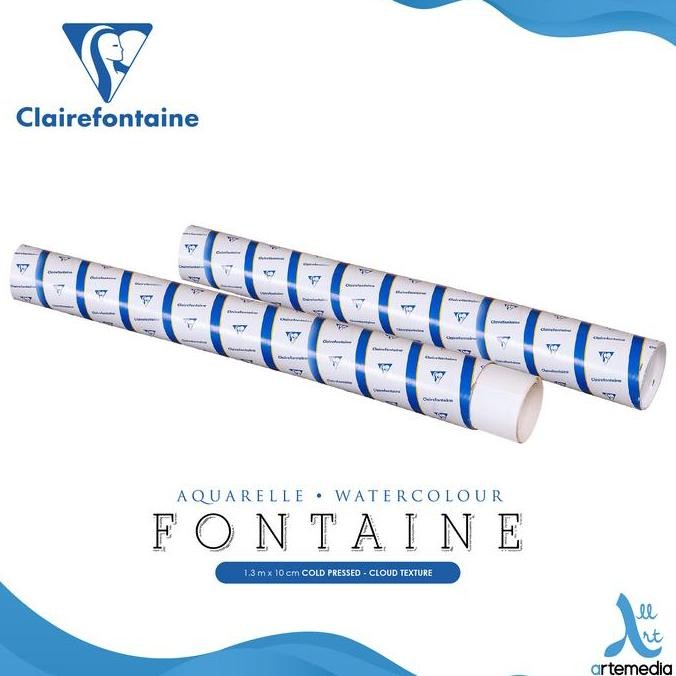 

Sale Kertas Cat Air Clairefontaine Fontaine 1,3X10M Watercolor Paper Roll