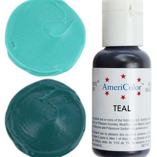 

(Expert) Americolor Softgel Paste - Teal pewarna teal