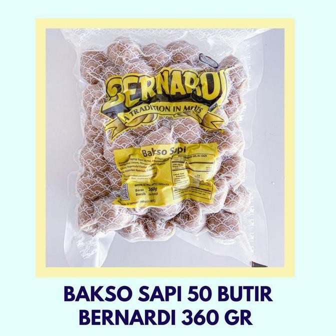 

JH8 Bernardi Baso / Bakso Sapi Kecil (isi 50 Butir)