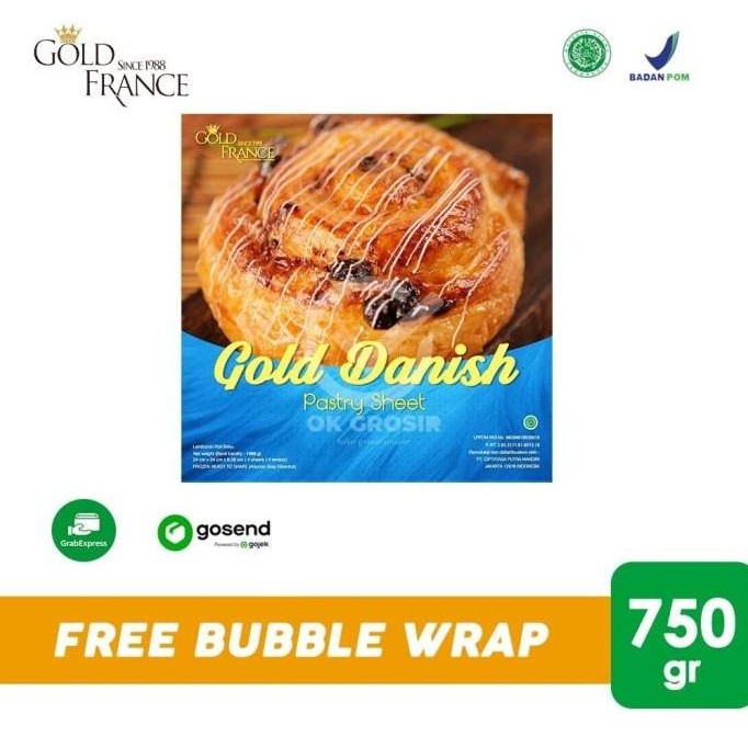 

(Expert) GOLD France DANISH Pastry Sheet KHUSUS INSTANT