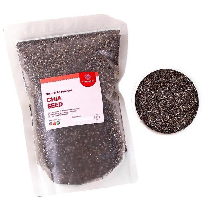 

JH8 Chia Seed 250 Gr Black Natural Premium Seed Superfood
