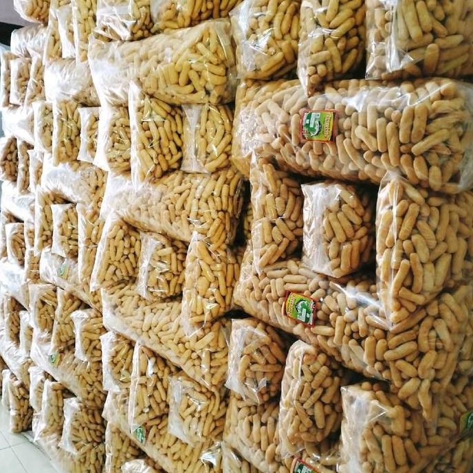 

JH8 1kg kerupuk ikan tengiri amplang Food Snack Krupuk Cemilan