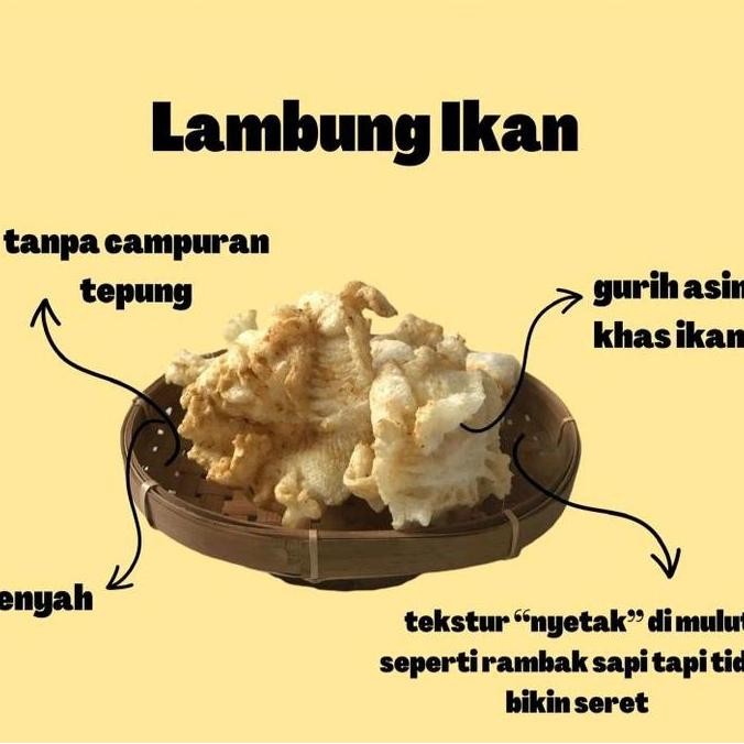

JH8 (Oleh Oleh Surabaya) Kerupuk Lambung Ikan Enak dan Gurih 250gr