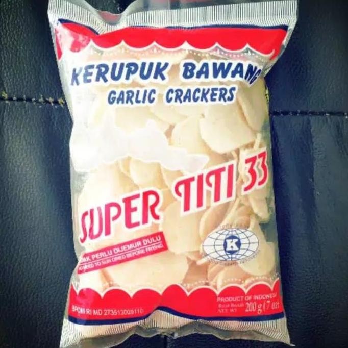 

JH8 KERUPUK BAWANG SUPER 33 200g Krupuk Bawang Mentah